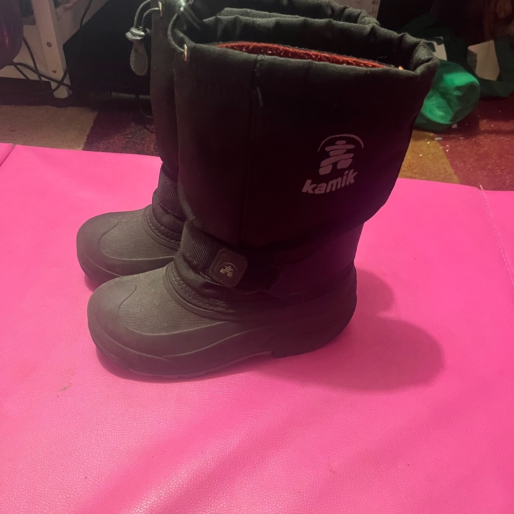 Kamik Black Rain & Snow Boots Waterproof Insulated